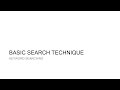 Basic Search (Keyword)