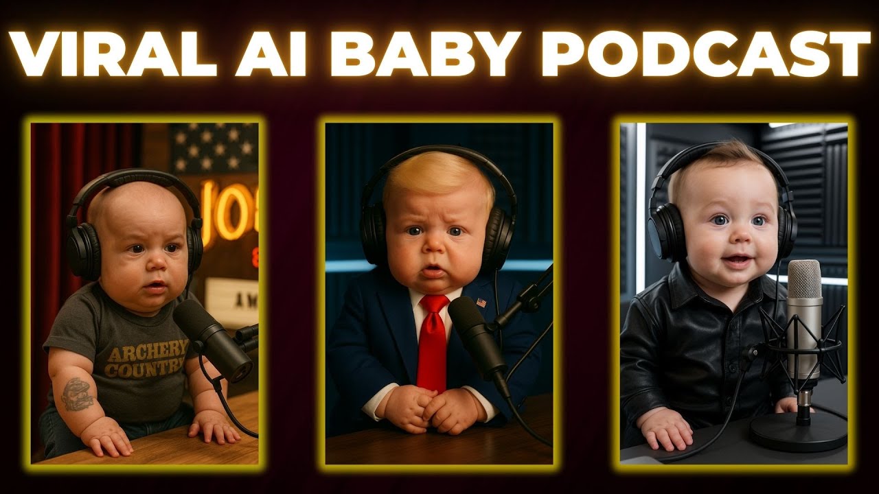 How To Create Viral Baby Podcast Video Using AI (Easy & Step by Step Tutorial)