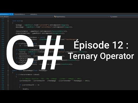 Apprendre le C Épisode 1 Les variables Unity 3D
