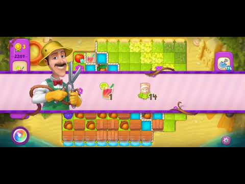 Gardenscapes Level 2209 Walkthrough "No Boosters Used"