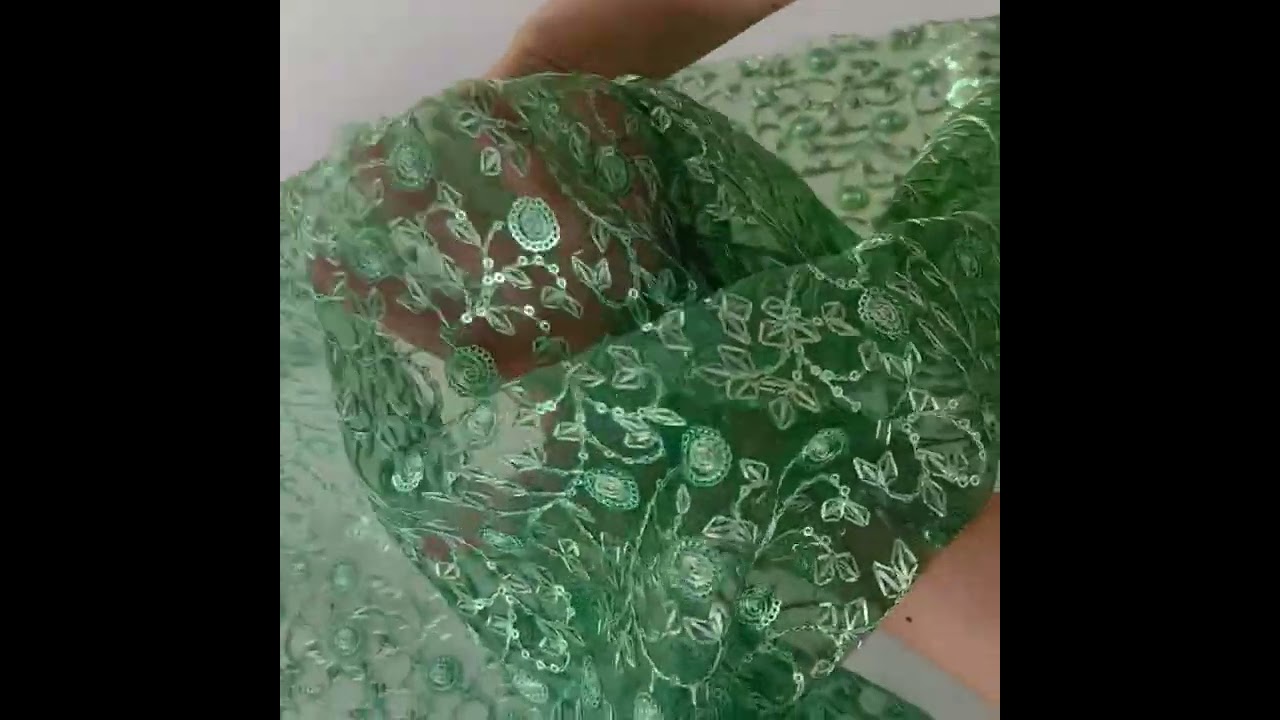 Green Vine Sequins