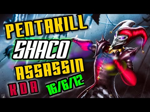 ASSASSIN SHACO PENTAKILL S11 JUNGLE AP | PLATINUM ELO 11.4 | KDA 16/6/12