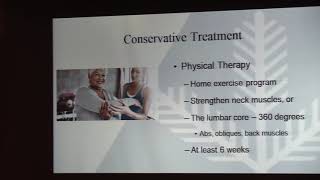 OLLI Winter 2019,   Advances in Medicine - Spinal Surgery Dr. Will