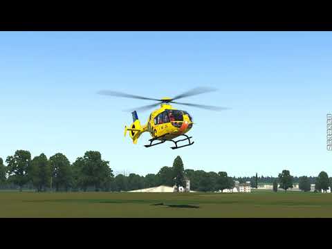 Christoph Hansa |mit Funkspiel| Start u. Landung am Einsatzort|X Plane 11 HD