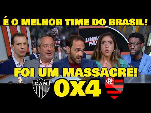 QUE CHOCOLATE! A IMPRENSA FICOU DE BOCA ABERTA COM MENGÃO - ATLÉTICO-MG 0x4 FLAMENGO.