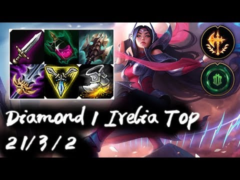Diamond 1 Irelia Top vs Swain | Korea High Elo Replays