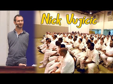 Un om fară mâini și picioare, din naștere, predica Evanghelia deținuților | Nick Vujicic | Ro Sub