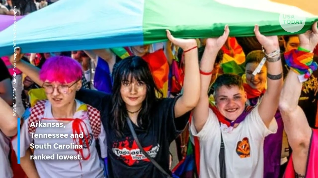 Best and worst states for LGBTQ+ people as America grows more divided
