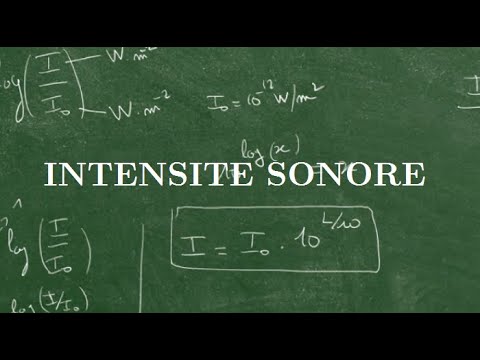 SPC Prépa BAC - Intensité Sonore