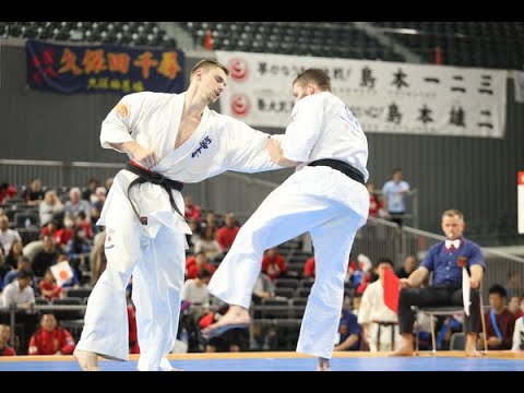 【新極真会】Court1 3rdRound13 man Paulius Zimantas vs Eirik Orstad The 12th World Karate Championship