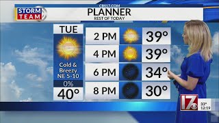 Laura Smith's noon forecast