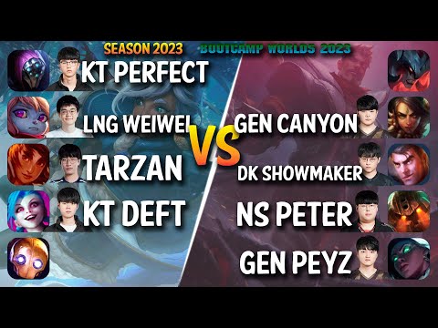 Canyon, ShowMaker, Peyz, Peter VS Deft, PerfecT, Weiwei, Tarzan - Patch 14.6 KR Ranked CHALLENGER