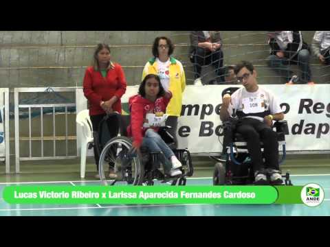Regional Centro-Oeste de Bocha 2016 - Lucas Victorio Ribeiro x Larissa Aparecida Fernandes Cardoso