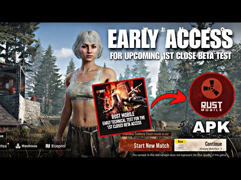 I Tried to Explore the Early Access Test of Rust Mobile - Rust Mobile @play_rustmobile 