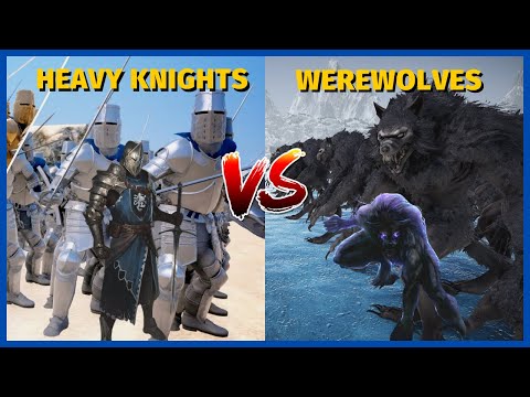 250.000 Heavy Knights vs 100.000 Werewolves - Ultimate Epic Battle Simulator 2 | UEBS 2