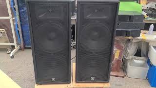 Video thumbnail for JBL JRX225 15인치 더블 500와트 스피커중고 by 김사운드맨