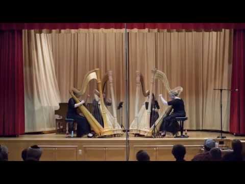 Chicago Harp Quartet ~ Hilary Purrington: Tattered Skies (2014)