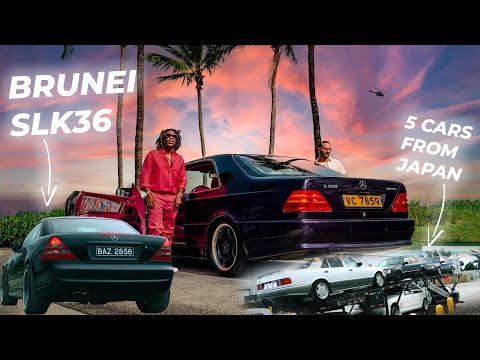 Sultan of Brunei's ROTTING SLK36 + Curren$y Visits the Kingdom