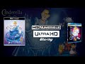 Cendrillon Cinderella 1950 Comparatif 4K Ultra HD Vs Blu Ray 2012