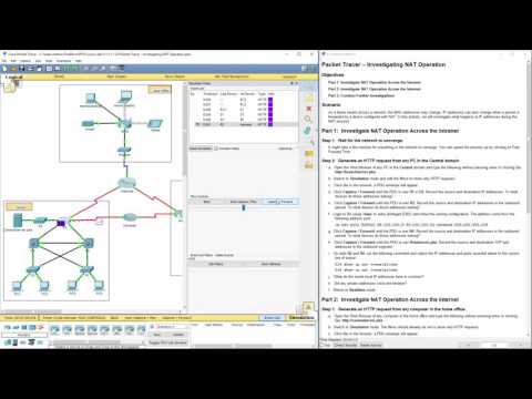 Cisco RnS - Lab 11.1.2.6 Packet Tracer - Investigating NAT Operation