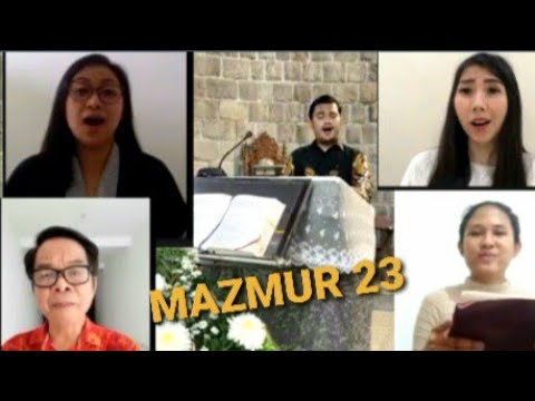 Mazmur Tanggapan HR Kristus Raja di mea cvlpa. MAZMUR 23