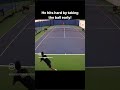 AMAZING!! footage of 61 year old #johnmcenroe against a strong 10 UTR!! #djokovic #carlosalcaraz