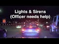 Minneapolis responding code 3 (lights & sirens) HEAVY TRAFFIC