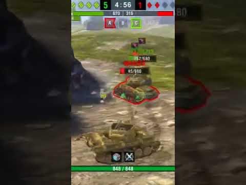 Hellcat vs Sherman #wot #blitz #gameplay
