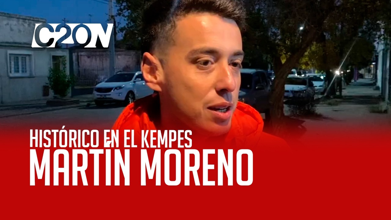 C20 Noticias | Histórico en el Kempes -  Martín Moreno