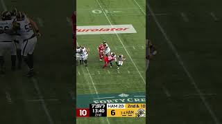 JAYLON HUTCHINGS TAKES DOWN TRE FORD ???? #sack #cfl #football #stampeders