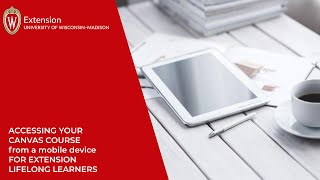 Access your Canvas Course using the Canvas Student Mobile App
