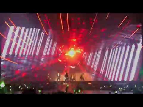 Hit K-pop group Got7 opening their second concert in Singapore held on Saturday with Hard Carry