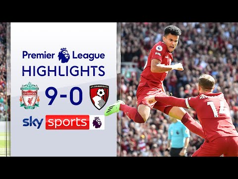 Liverpool score NINE against Bournemouth! | Liverpool 9-0 Bournemouth | Premier League Highlights