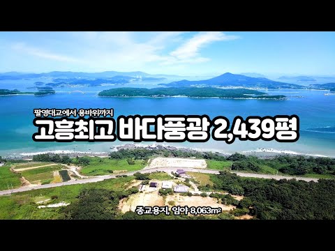 251. Limited-time sale until the end of March / 2,439 pyeong, Ucheon-ri, Yeongnam-myeon, Goheung'...