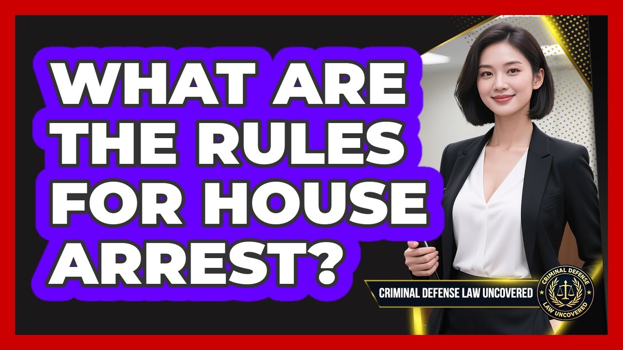 What Are the Rules for House Arrest?