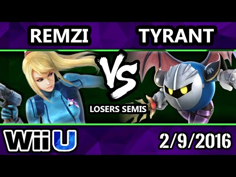 S@X 136 - NME Tyrant (Metaknight) Vs. EZG | Remzi (ZSS) SSB4 Losers Semis - Smash Wii U - Smash 4