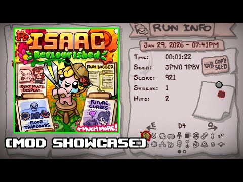 Quality of Life Bundle! - Isaac Reflourished Mod Showcase | Tboi Repentance+