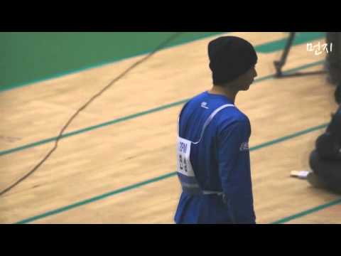 110123 Sport Idols Filming 2PM Chansung Waves Cam