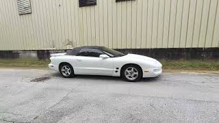 2001 Pontiac Firebird Convertible Walk Around and Drive Away