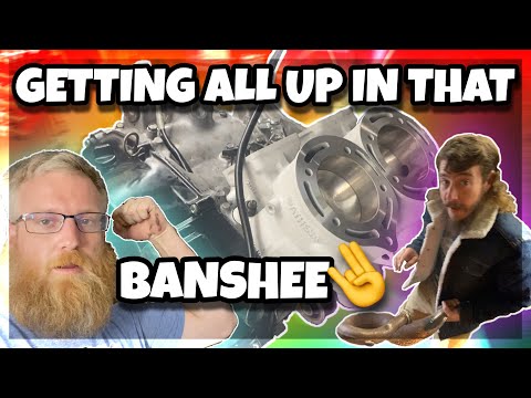Getting All Up In That Banshee | Banshee Rebuild Part 2 | Engine Rebuild & Restoring Pipes