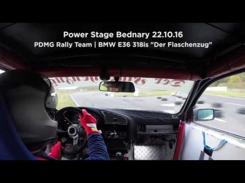 PDMG Rally Team - BMW E36 318is "Der Flaschenzug" - Power Stage Bednary 22.10.2016
