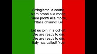 National anthem of Italy (IT, EN lyrics)