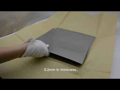 Tungsten sheet