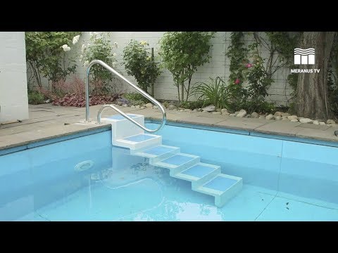 Schwimmbadtreppe Eleganz – für den Einbau in alle Pooltypen