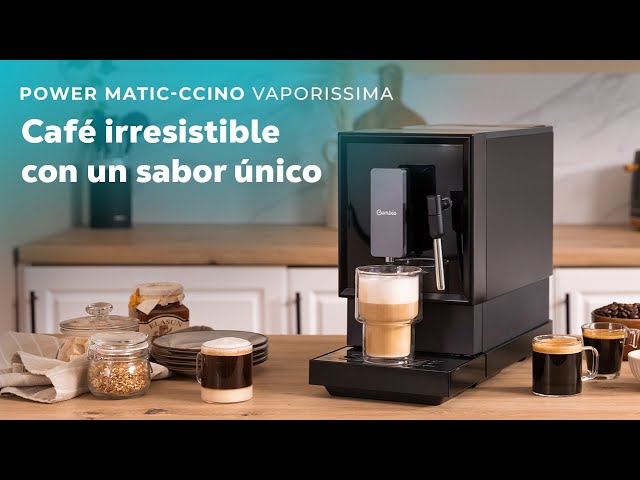 Cafetera Superautomática Cecotec Power Matic-ccino Vaporissima 1,2L 19 bares con vaporizador video