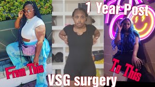 ONE YEAR POST VSG SURGERY UPDATE| How Much Have I Lost, Do I Regret Surgery, Where Have I Been