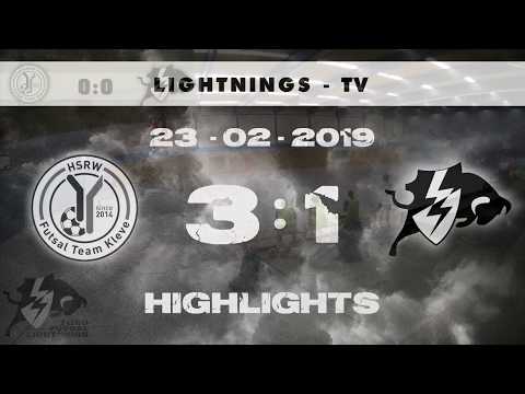 Highlights: HSRW Kleve - Toro Futsal Lightnings (23.02.2019)