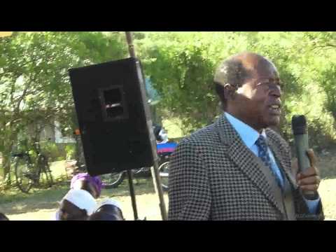 Oluch Kanindo Speaking in Ndiwa, Nyatike constituency Migori County on 20th Mar 2011 - Video 1