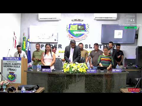 1ª SESSÃO SOLENE DA CÂMARA MUNICIPAL DE CRISÓLITA/MG 2026