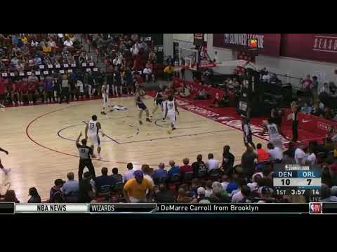 Terence Davis first two 3s vs  Orlando
